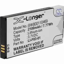 Batteria di ricambio compatibile con il Suo GPS Finder Telemetro. Ideale anche come batteria di riserva. Può essere ricaricat ...