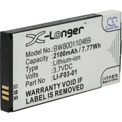 Vhbw - Li-Ioni Batteria 2100mAh (3.7V) compatibile con Golf gps Rangefinder Golfbuddy DSC-GB600, GB3-PT4, Platinum 4, PT4 sostituisce LI-F03-01.