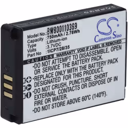 vhbw - the clever way - Batteria ricaricabile di ricambio, compatibile e di alta qualità, ad alta capacità, per cuffie e auri ...