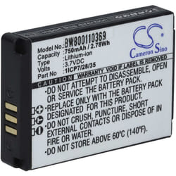 Vhbw - 1x batteria compatibile con Parrot zik 2,0, 3 auricolari cuffie wireless (750mAh, 3,7V, Li-Ion) - Sostituisce 1ICP7/28/35, MH46671, PF56100