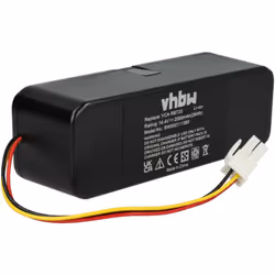 vhbw - the clever way - Batteria ricaricabile di ricambio, compatibile e di alta qualità, ad alta capacità, per robot aspirap ...
