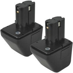 vhbw 2x batteria compatibile con Gesipa Accubird, Firebird, Powerbird utensile elettrico, utensile per montare rivetti ciechi (3000 mAh, NiMH, 12 V)