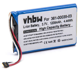 Vhbw - batteria compatibile con Garmin Dezl 770 navigatore gps (1200mAh, 3,7V, Li-Poly)