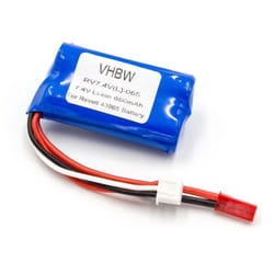 Vhbw - batteria compatibile con Jamara Flyscout drone quadricottero multicottero (650mAh, 7,4V, Li-Ion)