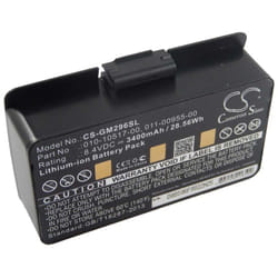 1x batteria compatibile con Garmin GPSMap 376, 376C, 276c, 276, 278, 378, 296, 478, 396 navigatore gps (3400mAh, 8,4V, Li-Ion) - Vhbw