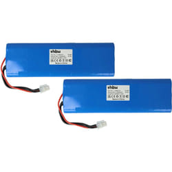 2x batteria compatibile con Gardena Robotic R160 rasaerba 4500mAh 18V NiMH - Sostituisce 112862101, 535120901, 535120902, 540059601, 540059602,