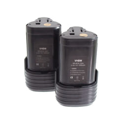 2x batteria sostituisce Rockwell KRGRT-PN-7734031 per utensile elettrico (1500 mAh, Li-Ion, 12 v) - Vhbw