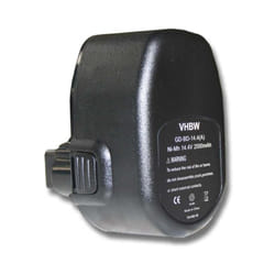 Vhbw - 1x batteria compatibile con Black & Decker CD14GSF-2, FSC414K-2, FSL144, FS144, CD632K, CD632K2 utensile elettrico (2000 mAh, NiMH, 14,4 v)