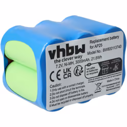 vhbw - the clever way - Batteria ricaricabile di ricambio, compatibile e di alta qualità, ad alta capacità, per strumenti da ...