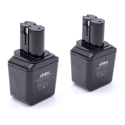 Vhbw - 2x batteria sostituisce Bosch 2 607 355 014, 2 607 335 180, 2 607 335 021 per utensile elettrico (3000 mAh, NiMH, 12 v)