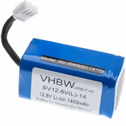 vhbw - the clever way - Batteria ricaricabile di ricambio, compatibile e di alta qualità, ad alta capacità, per robot aspirap ...