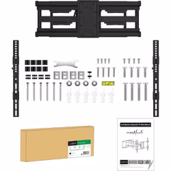 PureMounts PM-FM51-600 Supporto TV a parete 165,1 cm (65") Nero - Vista aggiuntiva 5