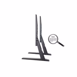 PureMounts PM-TVS-02 Supporti a parete per TV 165,1 cm (65") Scrivania Nero