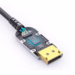 FiberX FX-I250-015 cavo DisplayPort 15 m Nero, Argento - Vista aggiuntiva 4