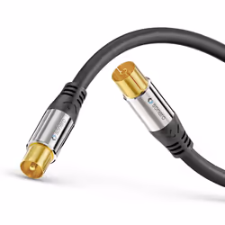 sonero S-AC000-015 cavo coassiale 1,5 m IEC Nero
