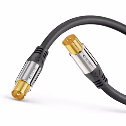 sonero S-AC000-075 cavo coassiale 7,5 m IEC Nero