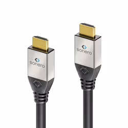 sonero S-HC000-100, 10 m, HDMI tipo A (Standard), HDMI tipo A (Standard), Compatibilità 3D, 18 Gbit/s, Nero