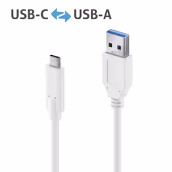 PureLink IS2610-010 cavo USB USB 3.2 Gen 2 (3.1 Gen 2) 1 m USB C USB A Bianco