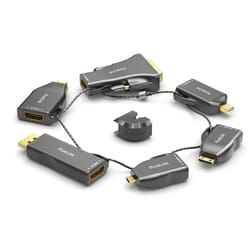 PureLink IQ-AR210 adattatore per inversione del genere dei cavi 6 x HDMI Nero, Oro