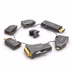 PureLink IQ-AR210 adattatore per inversione del genere dei cavi 6 x HDMI Nero, Oro