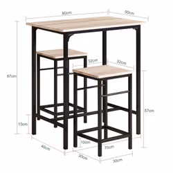 SoBuy OGT10-N set di mobili per cucina e sala da pranzo - Vista aggiuntiva 4
