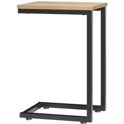 SoBuy Tavolino Consolle Tavolino da Divano Supporto Tavolino Forma-C Naturale FBT44-N
