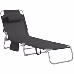 Key Products Features: Materiale: Struttura in verniciato a polvere ferro e Tela textilene,colore: nero Capacità di portata,C ...