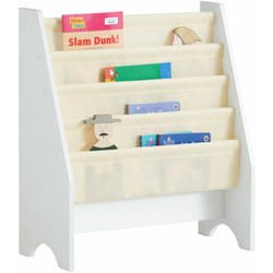 Sobuy - Libreria,Portariviste a terra, scaffale per riviste, 4 scomparti, 62x30x71cm FRG225-W