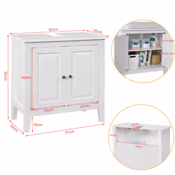 SoBuy FRG202-W toletta e set da toletta - Vista aggiuntiva 5