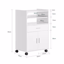 SoBuy FSB09-W carrello di servizio ristoro - Vista aggiuntiva 4