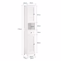 SoBuy FRG236-W armadio soggiorno - Vista aggiuntiva 4