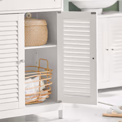 SoBuy FRG238-W armadietto di conservazione per bagno - Vista aggiuntiva 5