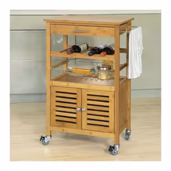 Key Products Features: Materiali: :bambù,chiaro verniciato Misure:L56*P36*A92cm,Carico Massimo:60 kg, peso: 11 kg Arrotolabil ...