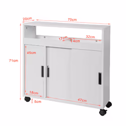 SoBuy BZR02-W armadietto di conservazione per bagno - Vista aggiuntiva 4