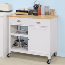 SoBuy FKW62-WN carrello di servizio ristoro