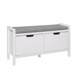 SoBuy FSR63-W, Aperto, Pannello di fibra a media densità (MDF), 1 pz, Germania