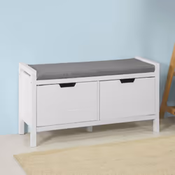 SoBuy FSR63-W scarpiera Aperto