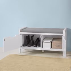 SoBuy FSR63-W scarpiera Aperto - Vista aggiuntiva 4