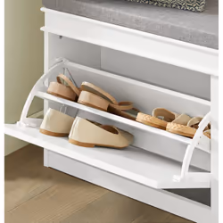 SoBuy FSR64-W scarpiera Aperto - Vista aggiuntiva 7