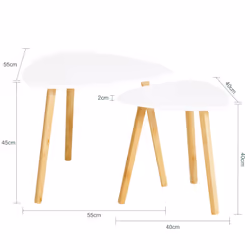 SoBuy FBT74-W tavolino da caffè, comodino e consolle da soggiorno - Vista aggiuntiva 5