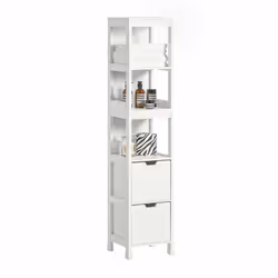 Key Products Features: Materiali: legno di MDF, con rivestimento resistente melamin grigio Misure: L30 x P30 x A145 cm Peso: ...