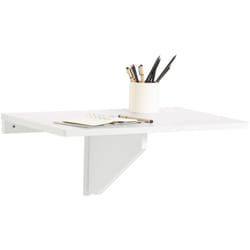 Sobuy - Tavolo Pieghevole a Muro scrivania Tavolo per Computer Tavolo da Cucina Bianco FWT03-W