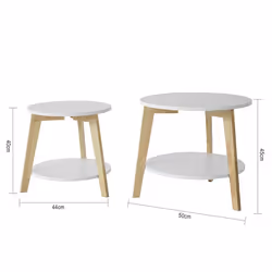 SoBuy FBT75-W tavolino da caffè, comodino e consolle da soggiorno - Vista aggiuntiva 5