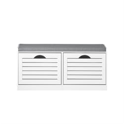 Scarpiera salvaspazio Slim, portascarpe salvaspazio Regolabili, L97P28A46 cm, Bianco, FSR62-W - Sobuy