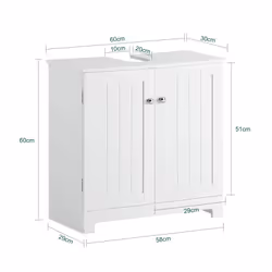 SoBuy BZR18-W toletta e set da toletta - Vista aggiuntiva 4