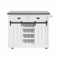 Key Products Features: Materiali: piano del tavolo in acciaio inossidabile,Struttura in legno di MDF Misura: L116 x P46 x A 9 ...