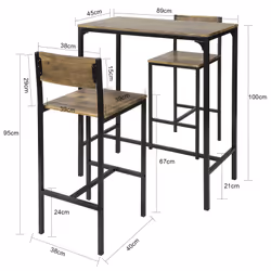 SoBuy OGT03-XL set di mobili per cucina e sala da pranzo - Vista aggiuntiva 4