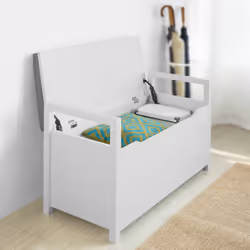 SoBuy FSR76-W scarpiera Aperto - Vista aggiuntiva 4