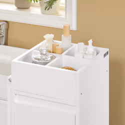 SoBuy BZR29-W armadietto di conservazione per bagno - Vista aggiuntiva 7