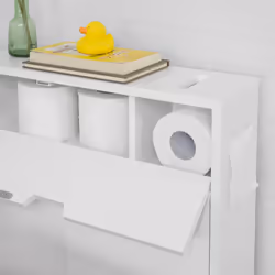 SoBuy BZR31-W armadietto di conservazione per bagno - Vista aggiuntiva 4